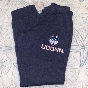 Navy Blue Uconn Joggers - Size Small